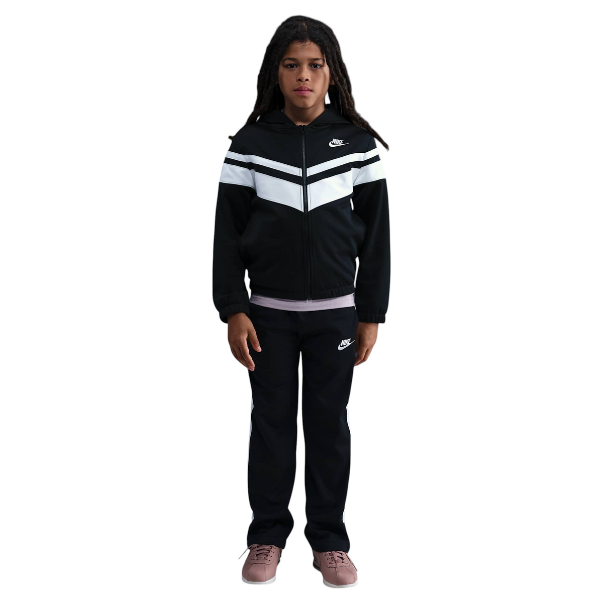 Nike Sportswear Dri-FIT Trainingspak Kids Zwart/Wit