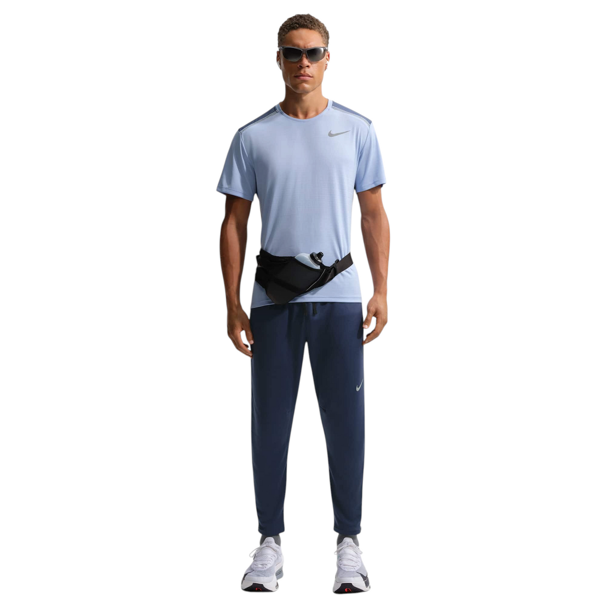Nike Stride Dri-FIT Knit Hardloopbroek Heren Donkerblauw