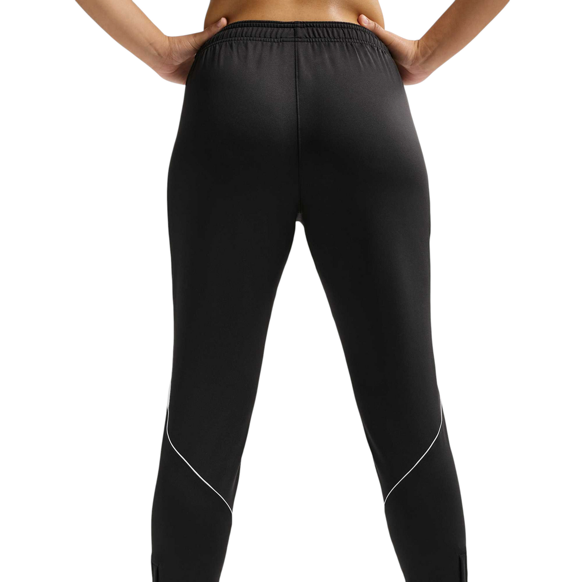 Nike Strike Dri-FIT Knit Voetbalbroek Dames Zwart/Wit achterkant