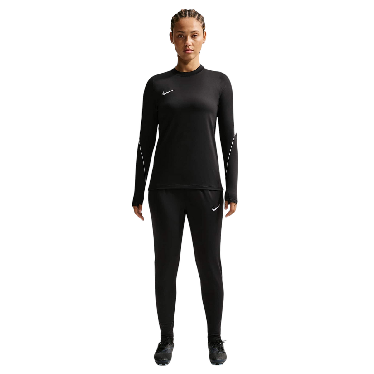 Nike Strike Dri-FIT Knit Voetbalbroek Dames Zwart/Wit
