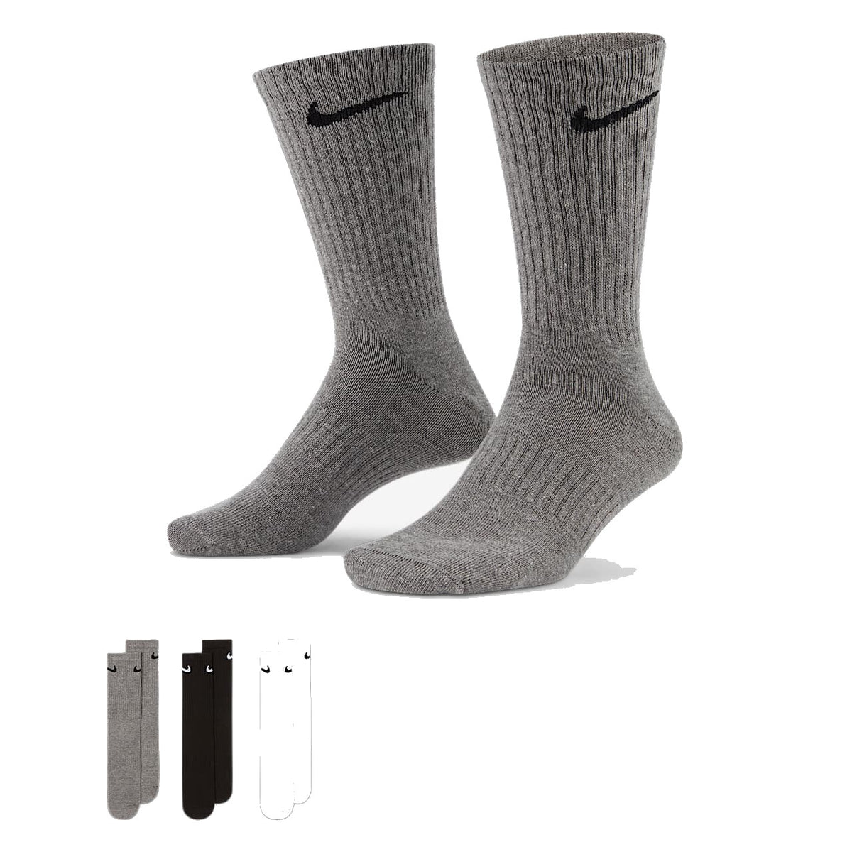 Nike Everyday Lightweight Crew Sokken 3-pack Multicolor
