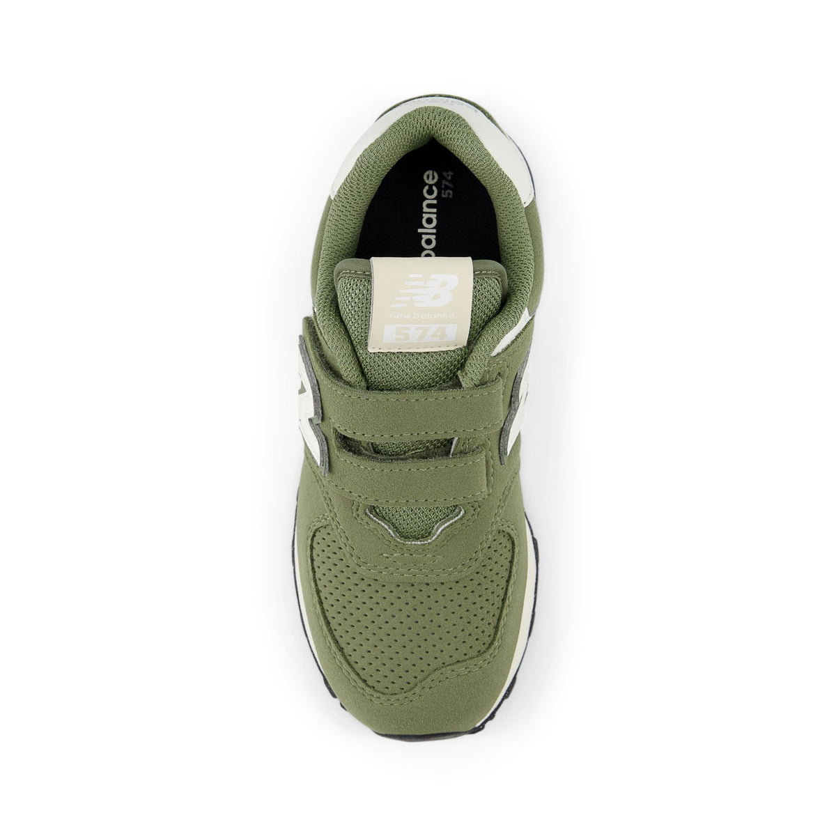 New Balance 574 Sneakers Kids Groen/Wit