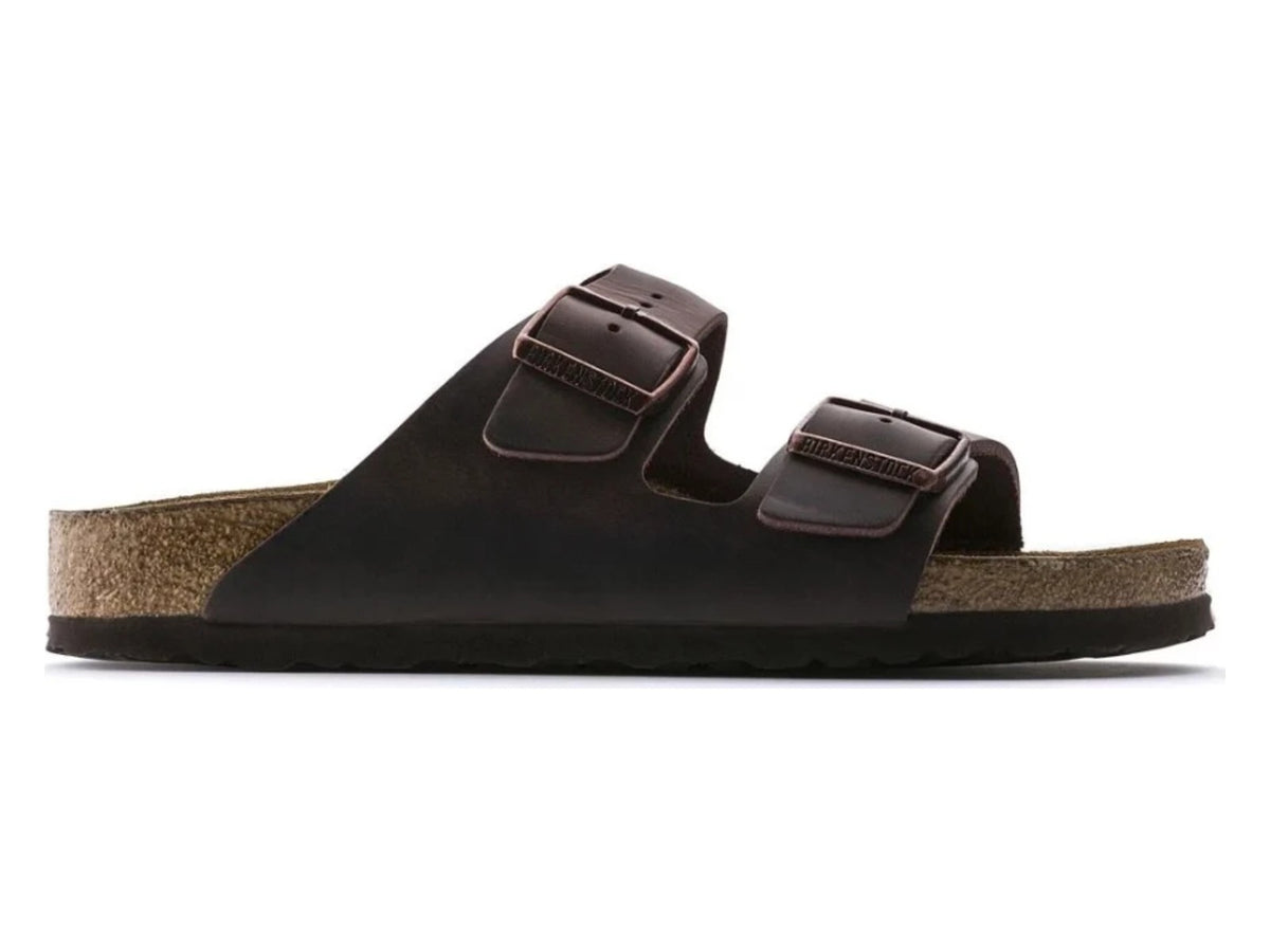 Birkenstock Arizona Vetleer Habana Normaal Voetbed Heren Slipper