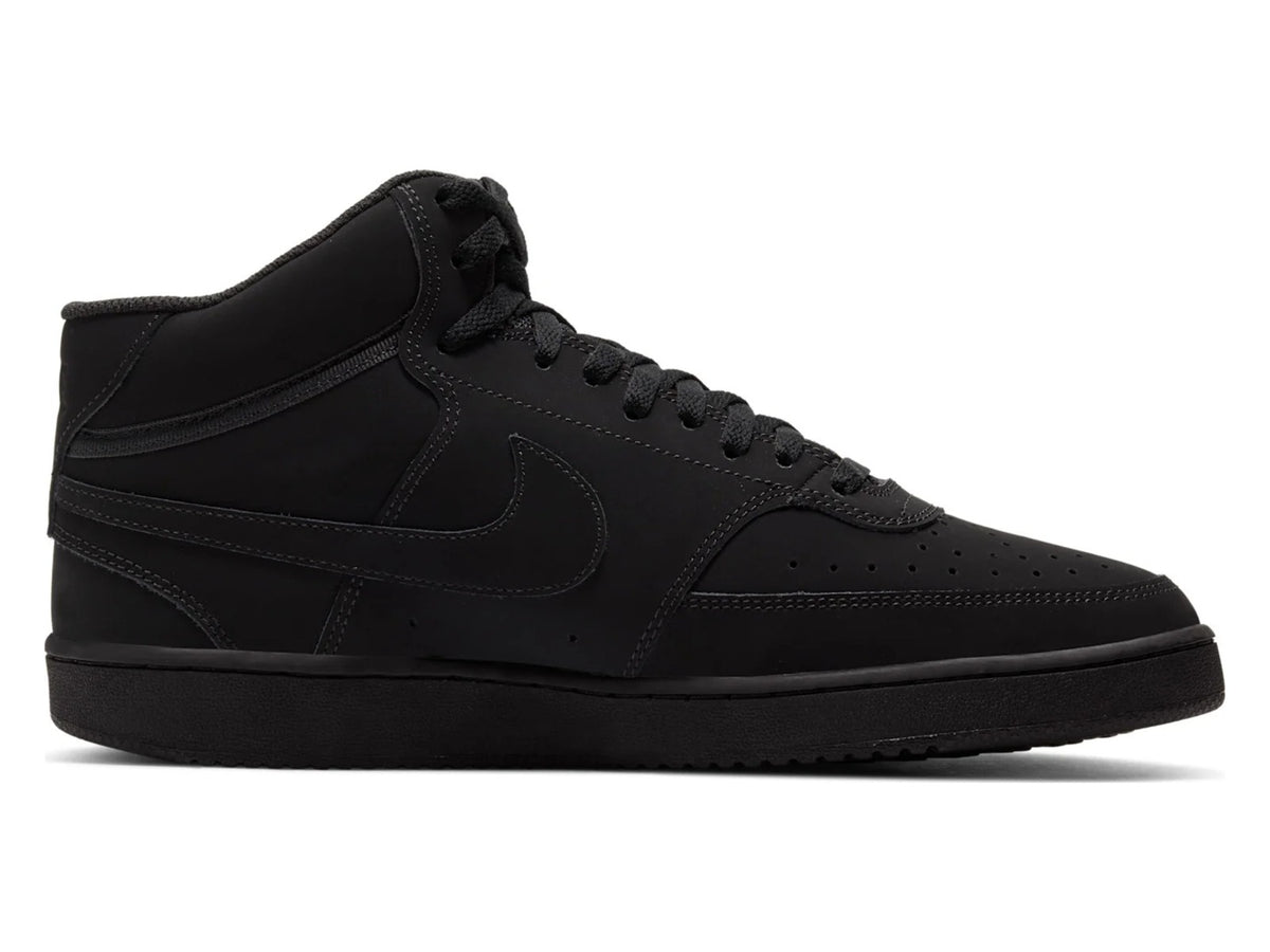 Nike Court Vision Mid Sneakers Heren Zwart