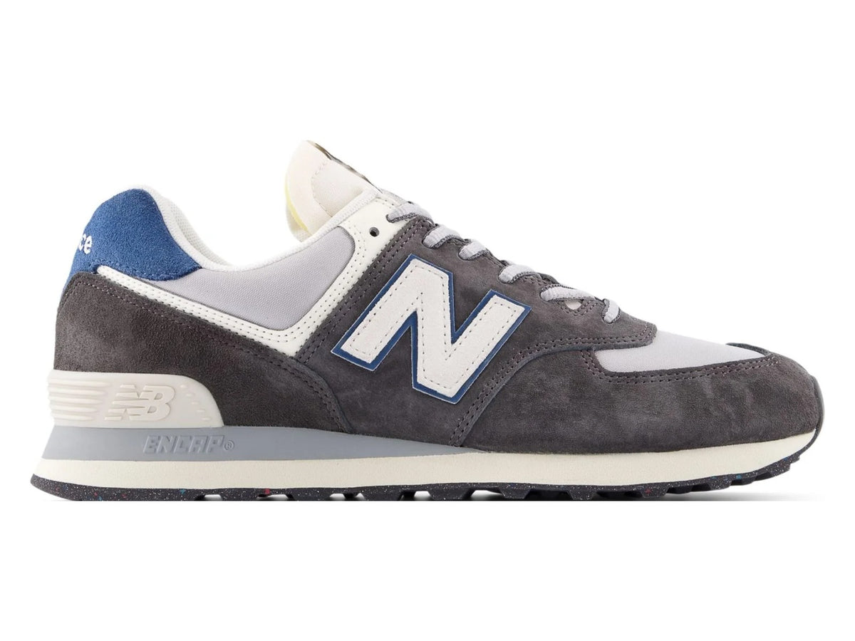 New Balance 574 Sneakers Heren Zwart/Grijs