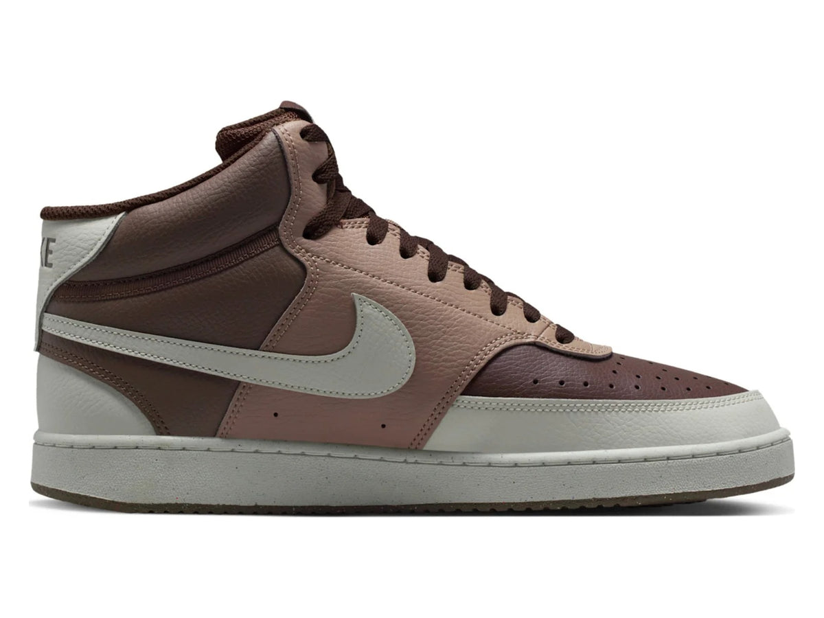 Nike Court Vision Mid Next Nature Sneakers Heren Bruin