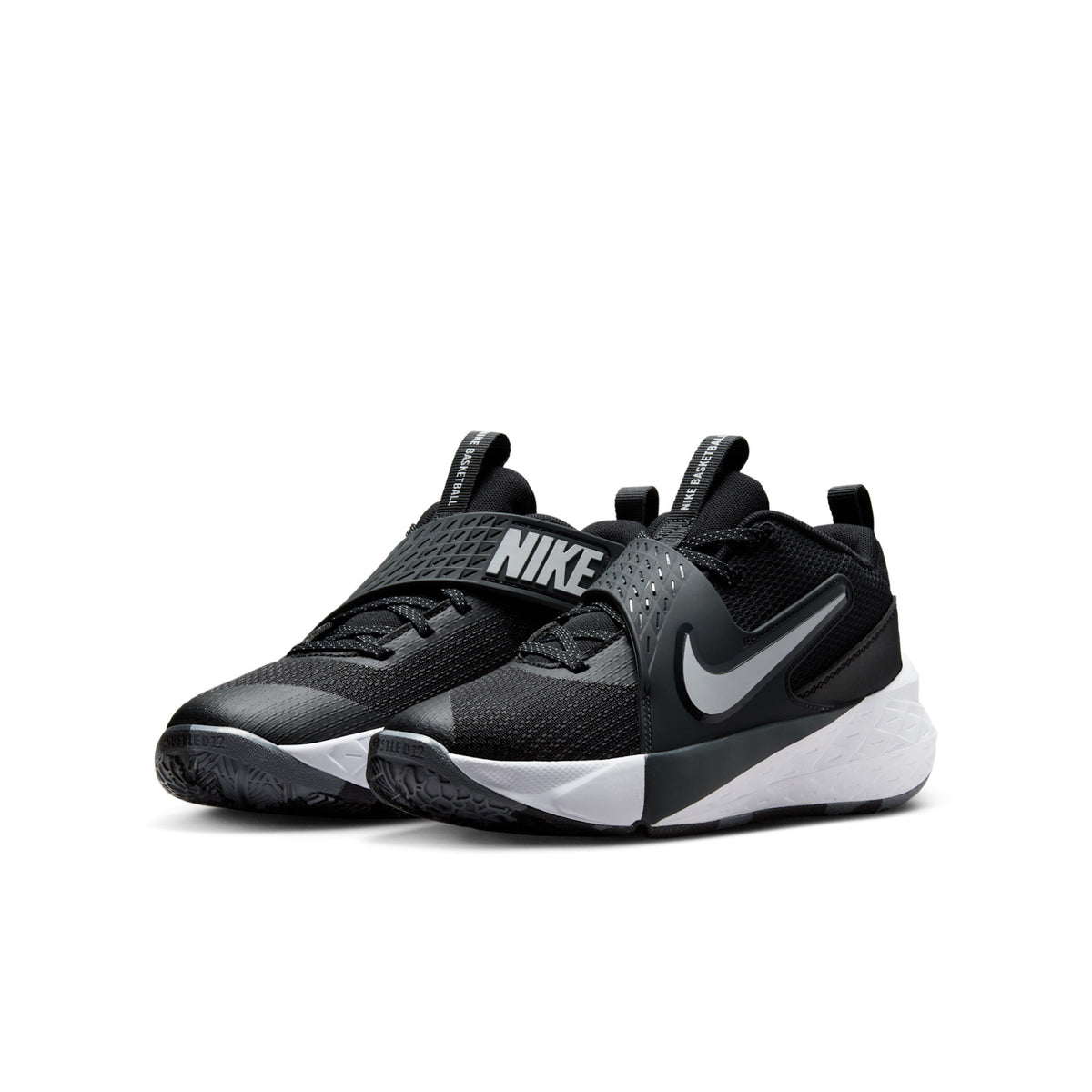 Nike Team Hustle D 12 Basketbalschoenen Kids Zwart - foto 4