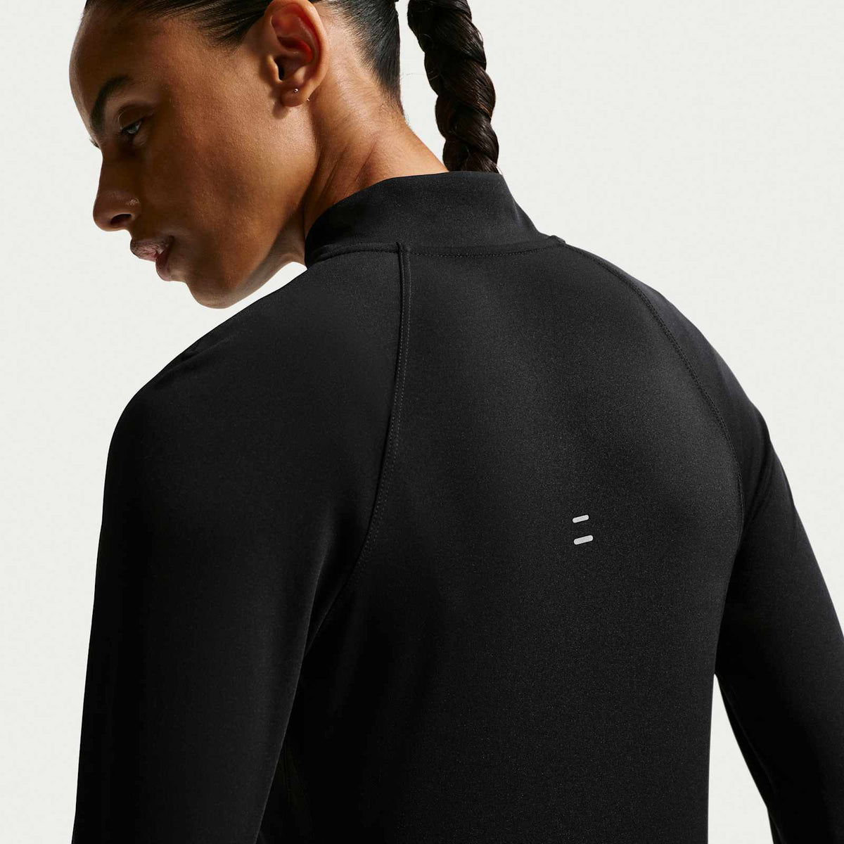 Nike Tempo Dri-FIT Half-Zip Hardlooptop Dames Zwart
