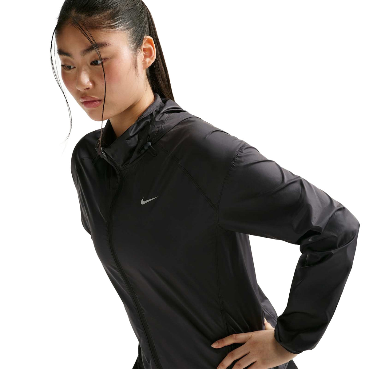 Nike Tempo Repel Hardloopjas Dames Zwart
