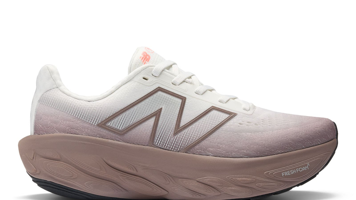 New Balance Fresh Foam X 1080 v14 Hardloopschoenen Dames Wit/Bruin